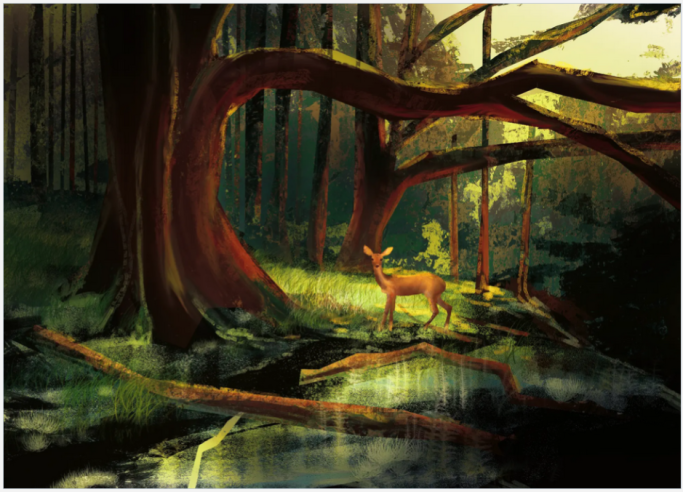 Deer in the Forest